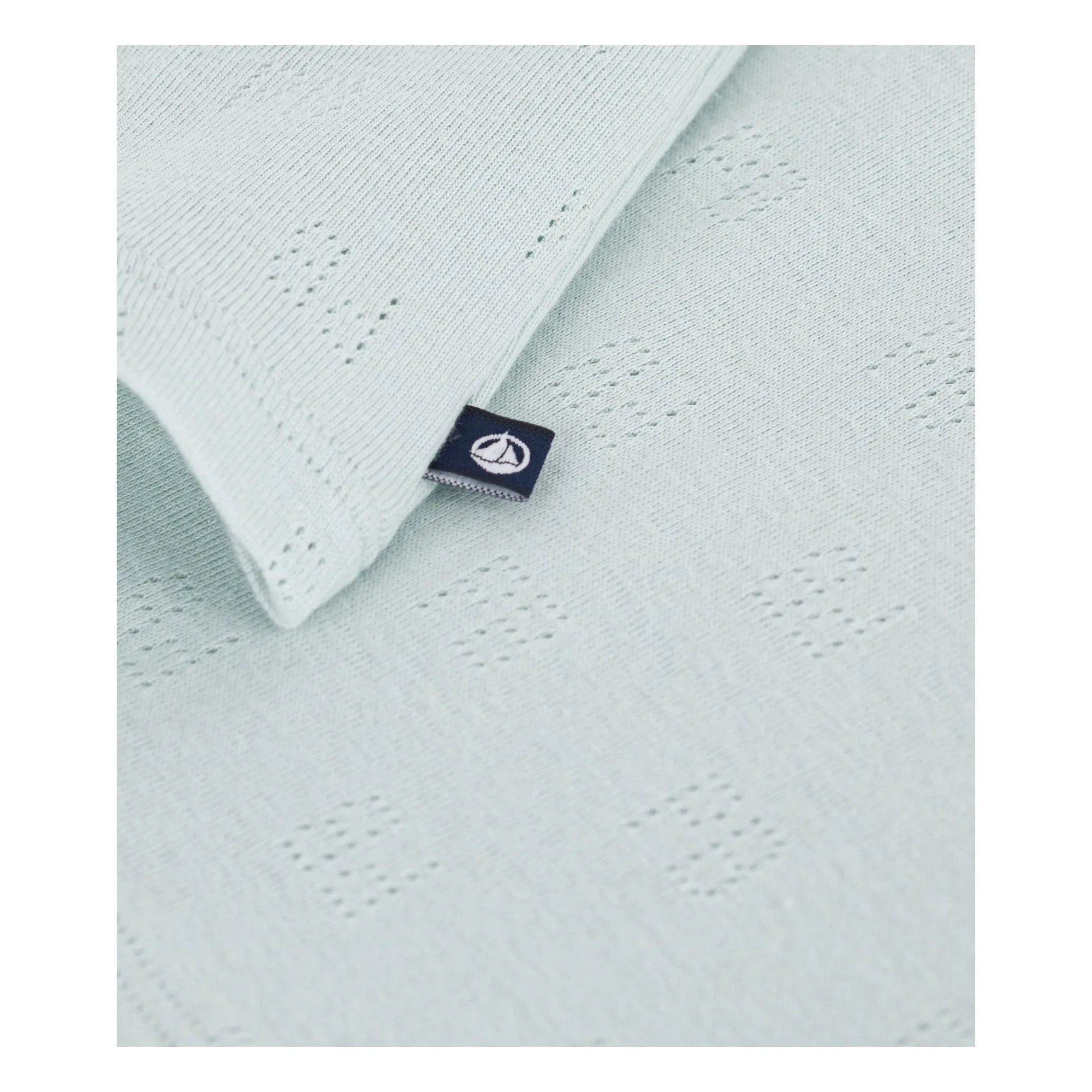Petit Bateau - Polo Ajouré PB | Salbeigrün
