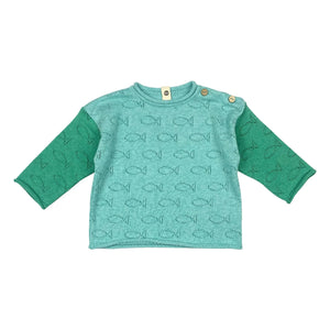 Bayiri - Unterwasser-Bio-Baumwollpullover | Grün