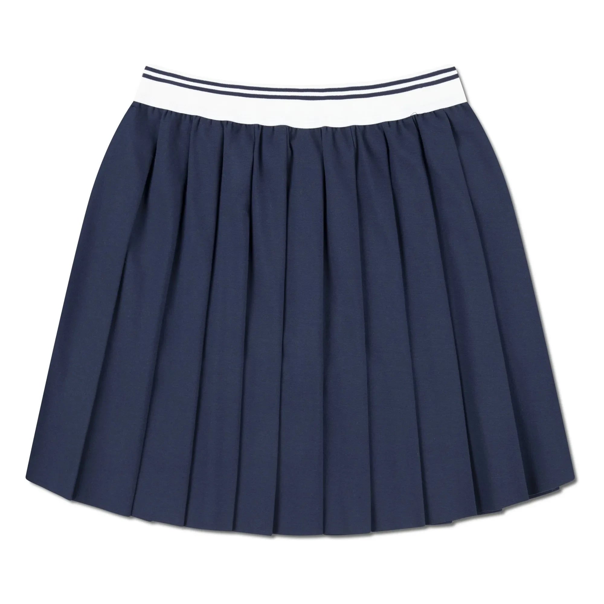 Lacoste - Recycelter Faser-Faltenrock | Marineblau
