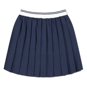 Lacoste - Recycelter Faser-Faltenrock | Marineblau