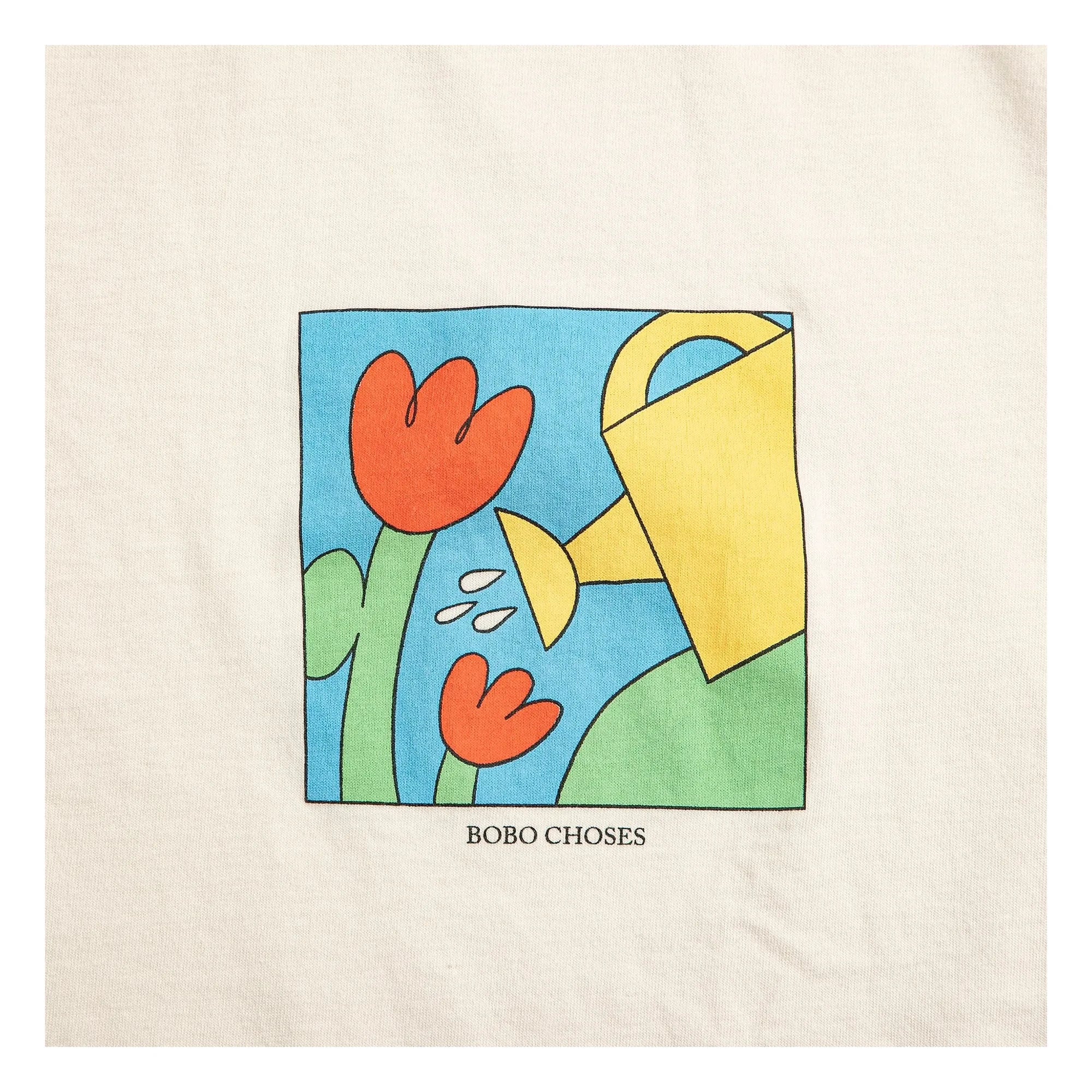 Bobo Choses - Gardening Time organik pamuklu T-shirt | Ekru