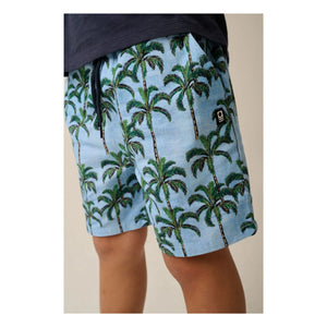Tumble N'Dry – Melanesia Palm Shorts | Hellblau