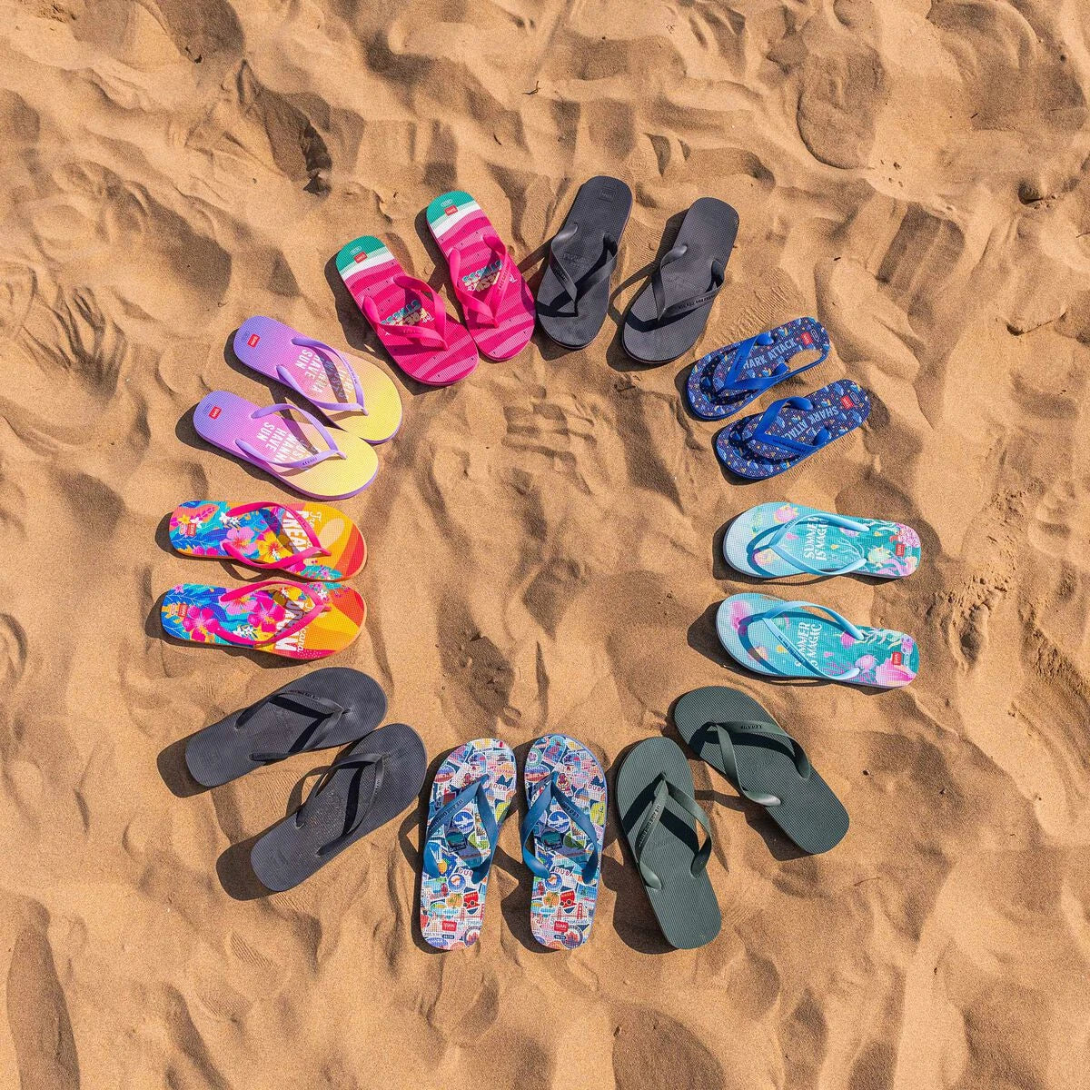 Legami - Größe 40/41 Slim Sunset Flip Flops