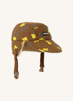 Bobo Choses - Sherpa Cap Soucoupes Baby aus recycelter Faser | Braun