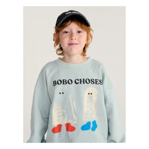 Bobo Choses - Bobo Choses Geister-Sweatshirt aus Bio-Baumwolle | Hellblau