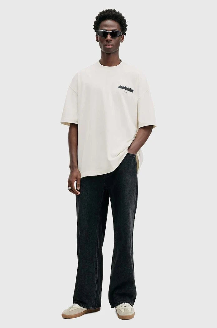AllSaints REDACT SS CREW Pamuklu Tişört