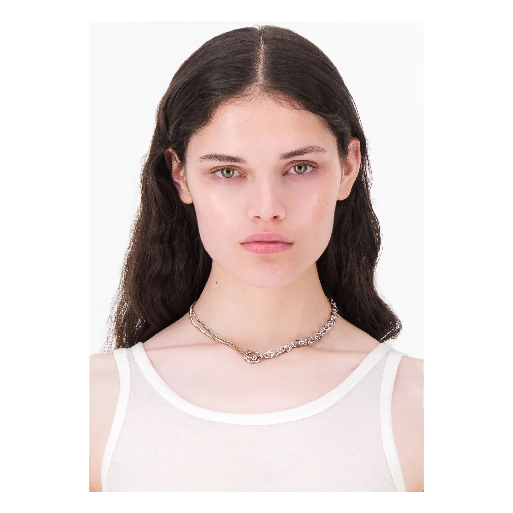 Justine Clenquet - Faith Halskette | Gold/Silber