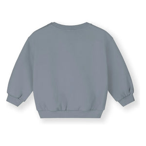 Gray Label – Bio-Baumwoll-Sweatshirt für Minis | Eisblau