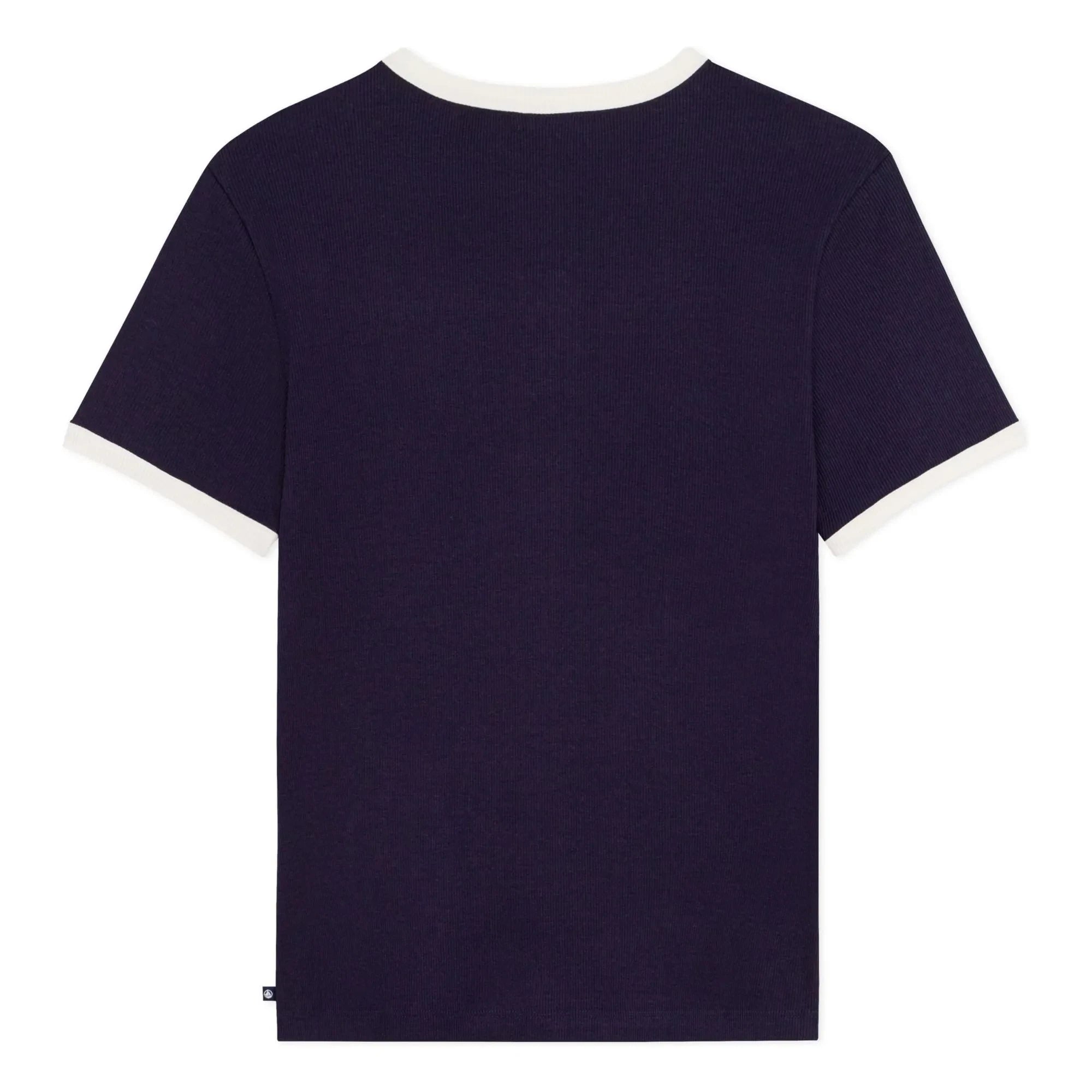 Petit Bateau - Ikonisches Rippstrick-T-Shirt | Marineblau