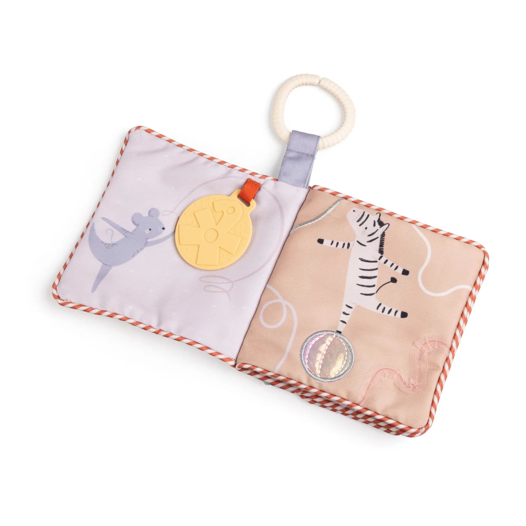 Sebra - Teeny Toes weiches Spielzeug Aktivitätenbuch
