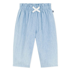 Petit Bateau - Leinenhose | Hellblau