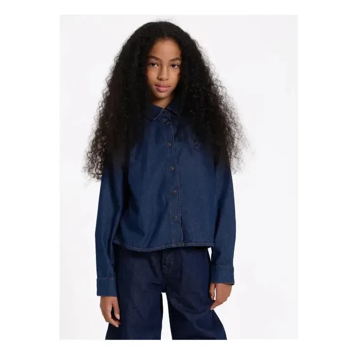Finger in the nose - Crush Kurzes Jeanshemd | Denim brut