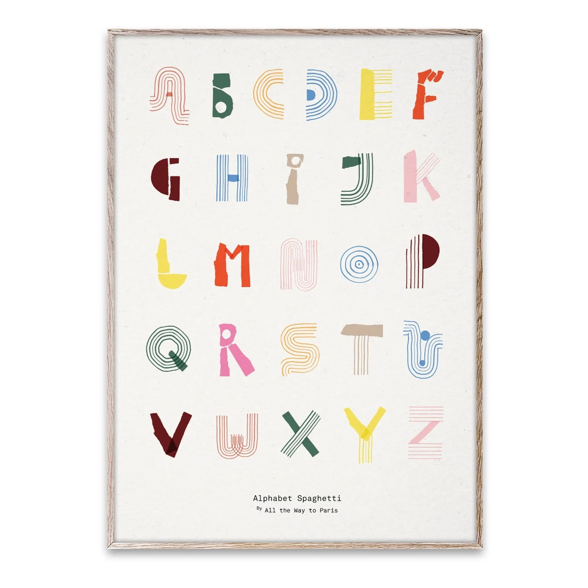 Mado – Alphabet-Spaghetti-Poster