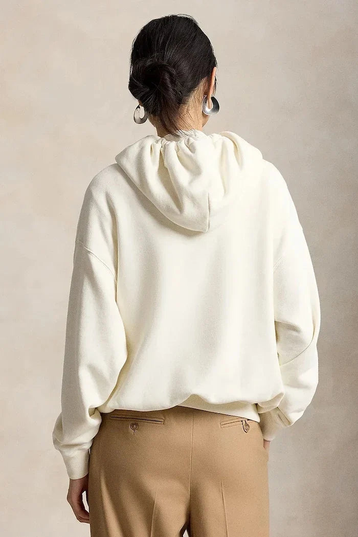Polo Ralph Lauren kadın kapüşonlu pamuklu sweatshirt