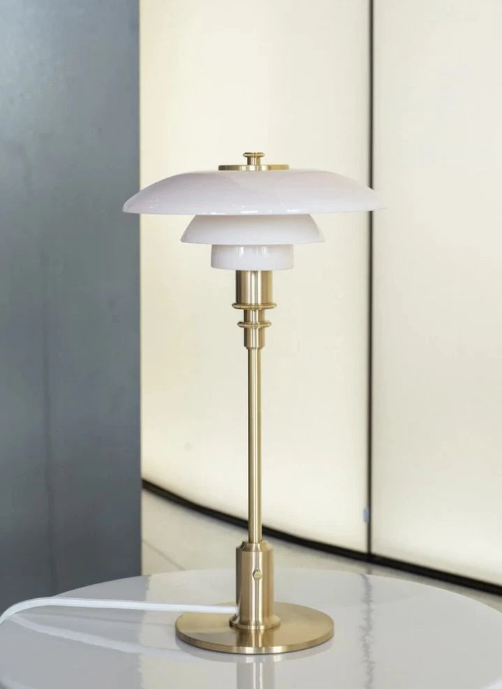 Louis Poulsen - PH 2-1 Tischlampe, Louis Poulsen | Messing