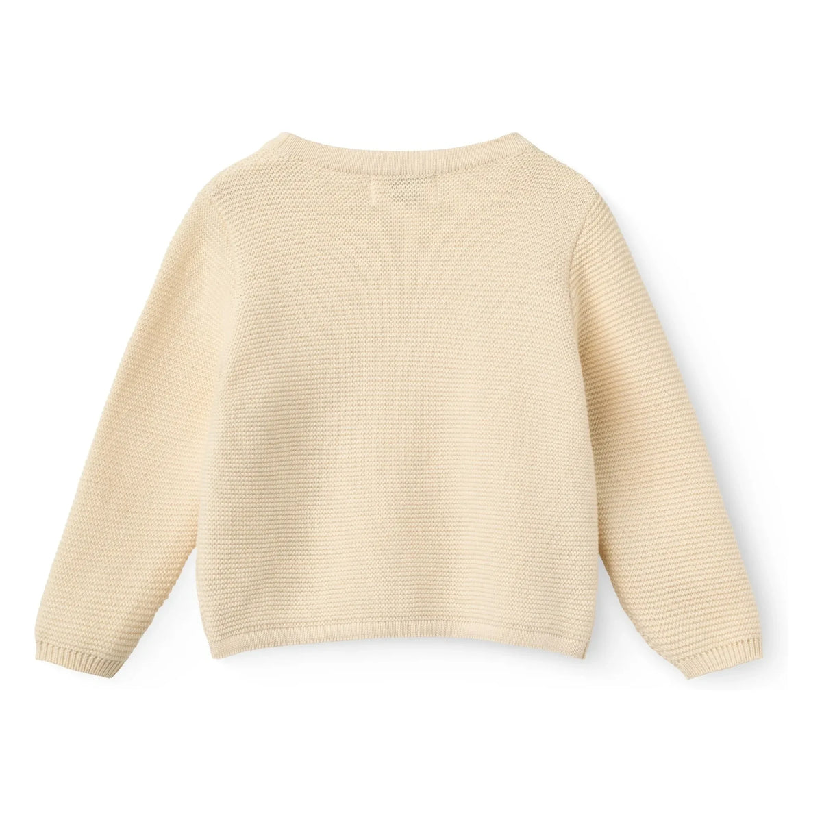 Copenhagen Colors – Cache-Coeur-Strickjacke aus Bio-Baumwolle | Creme