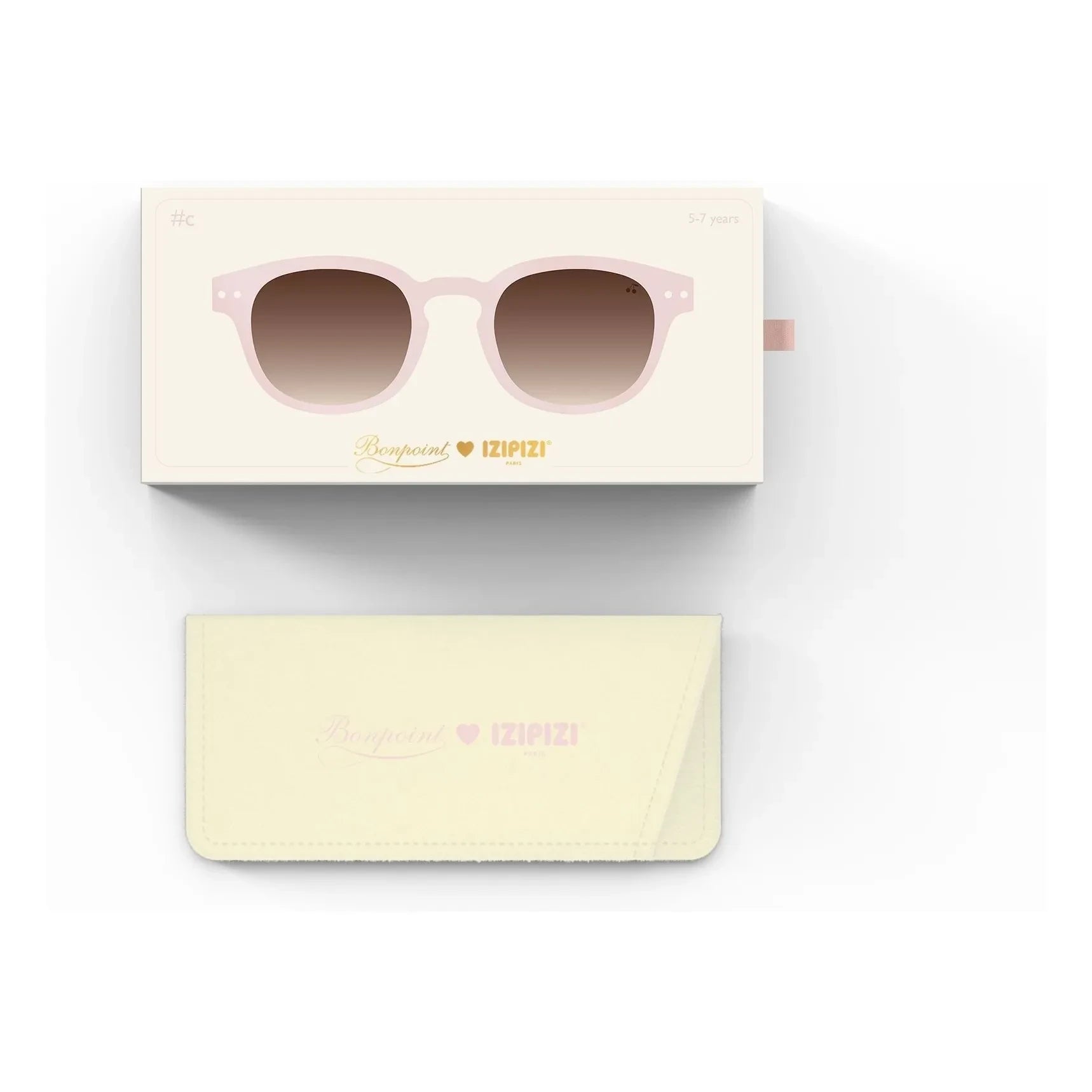IZIPIZI - Sonnenbrille #C Kinder - Izipizi x Bonpoint | Puderrosa