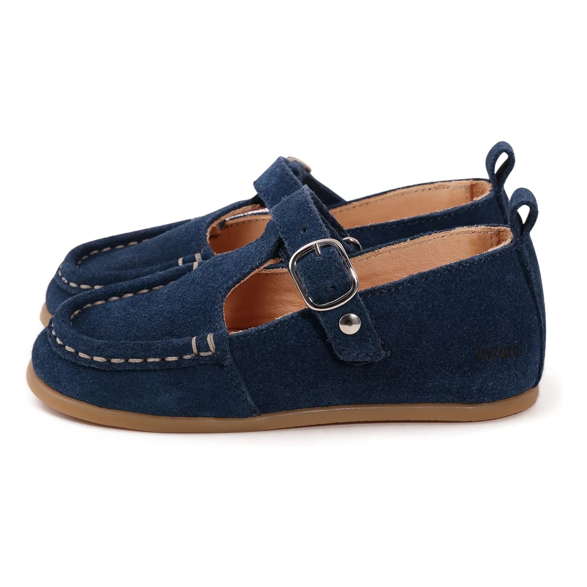 Lazare - Olive Velours für Babys | Marineblau