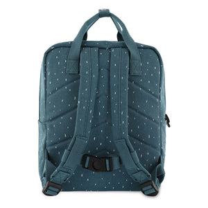 Trixie - Mr. Triceratops Großer Rucksack | Grau-Blau