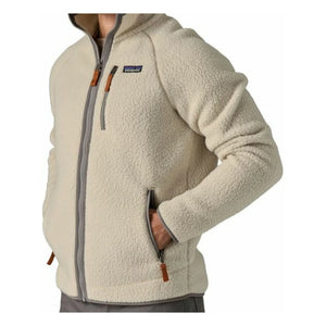 Patagonia - Retro Pile Fleece aus recycelten Fasern, mit Reißverschluss | Ecru