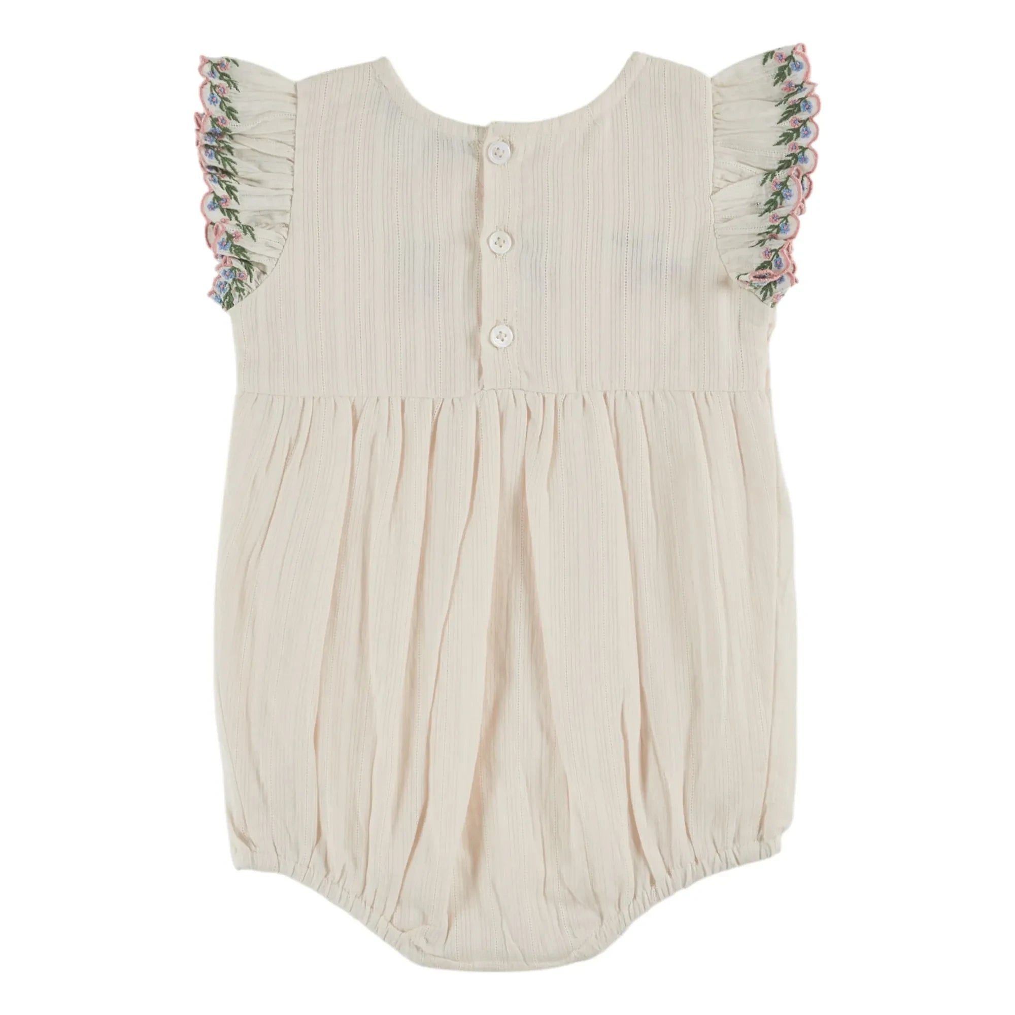 Emile et Ida - Geraffter Overall | Creme