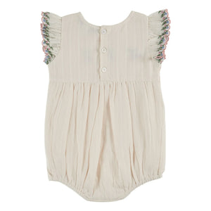 Emile et Ida - Geraffter Overall | Creme