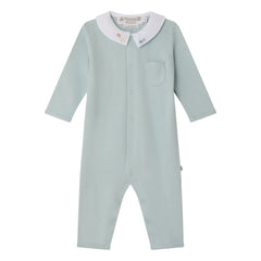 Bonpoint - Anton Pyjama aus Bio-Baumwolle Interlock | Hellblau