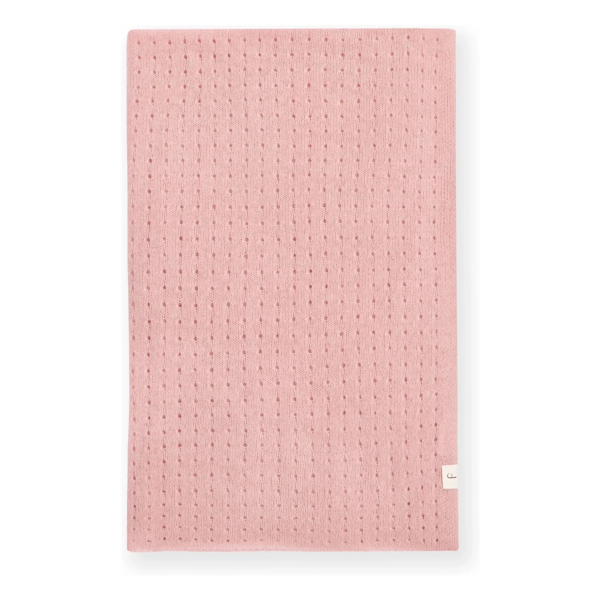My Little Freckle - Organische Kaschmir Pointelle Decke | Rosa