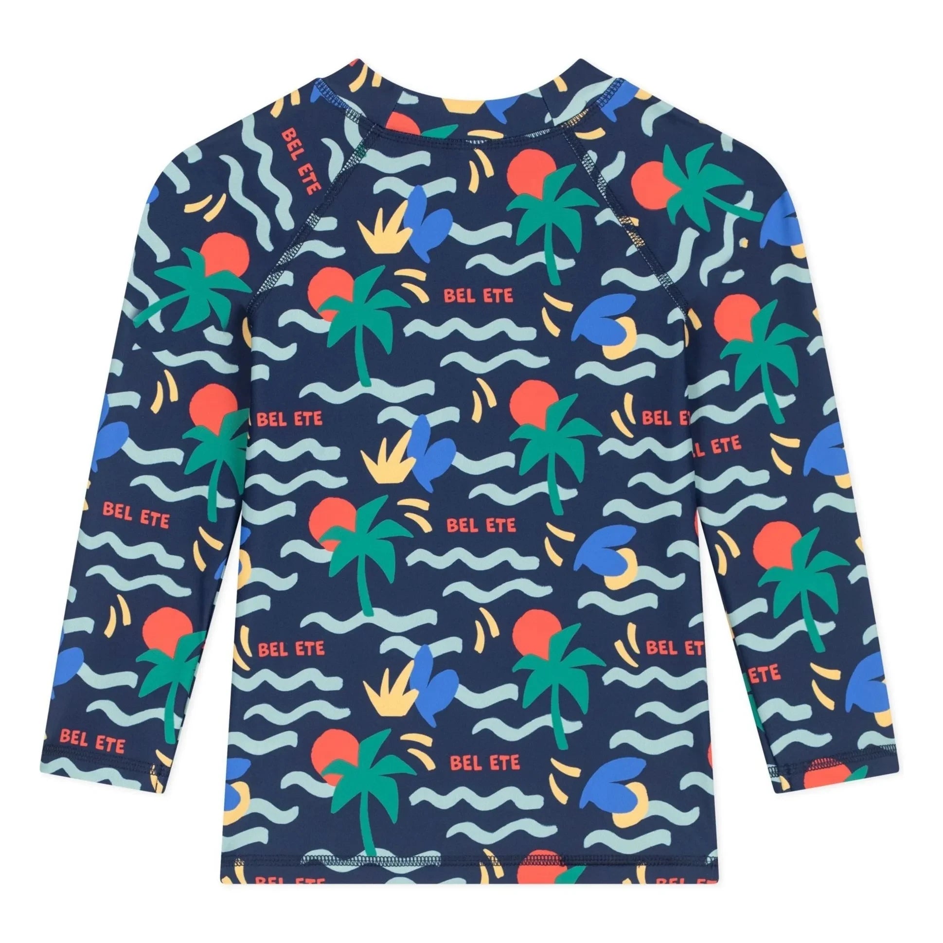 Petit Bateau - UV-Schutz-Bade-T-Shirt Bel Eté | Nachtblau