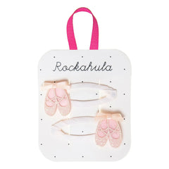 Rockahula Kids – Ballerina-Haarspangen-Set, 2-teilig | Puderrosa