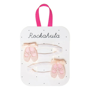 Rockahula Kids – Ballerina-Haarspangen-Set, 2-teilig | Puderrosa