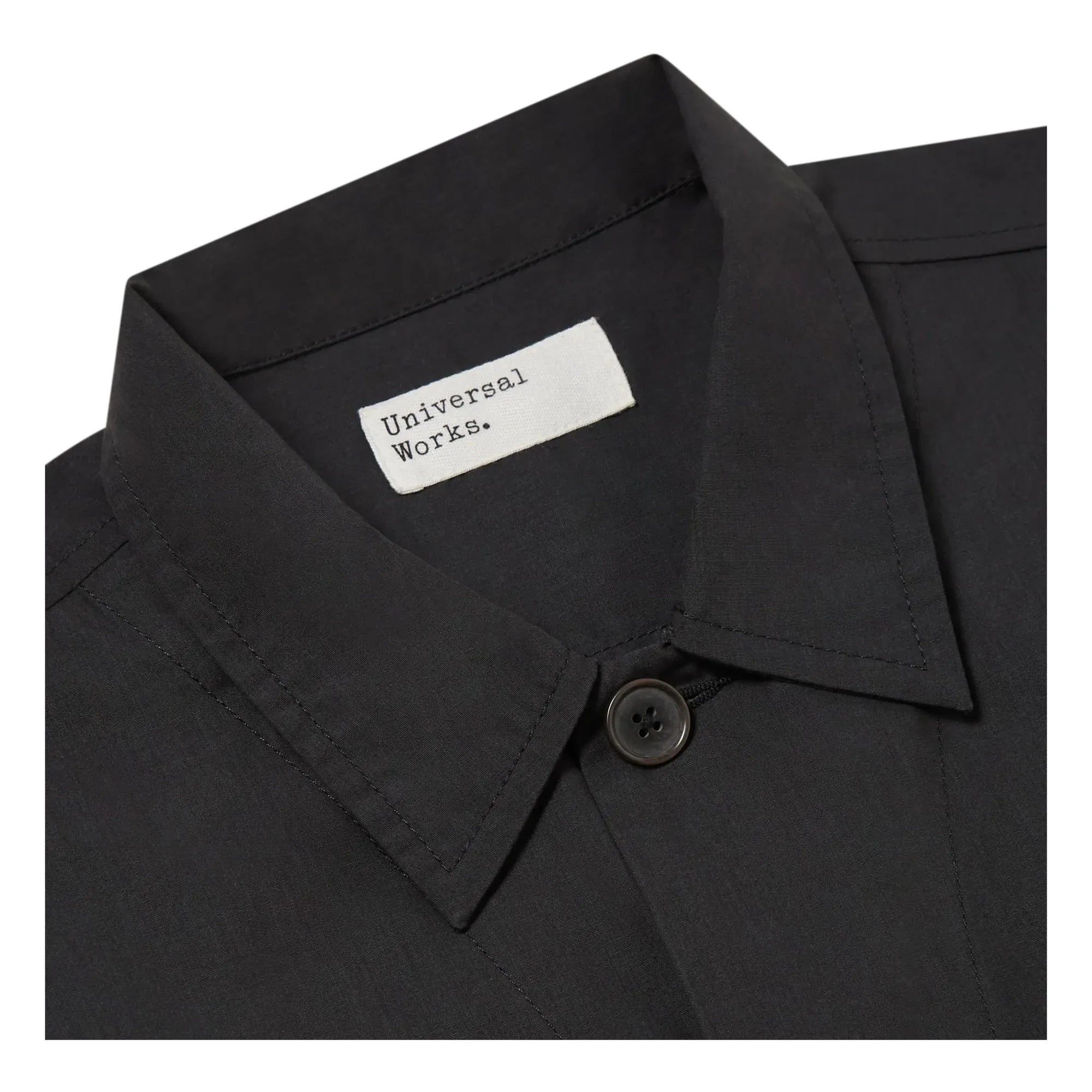 Universal Works - Overshirt aus recycelten Fasern | Schwarz