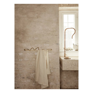 Ferm Living - Curvature Handtuchhalter | Messing