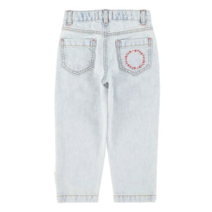 Piupiuchick - Mom Jeans | Stein gewaschenes Blau