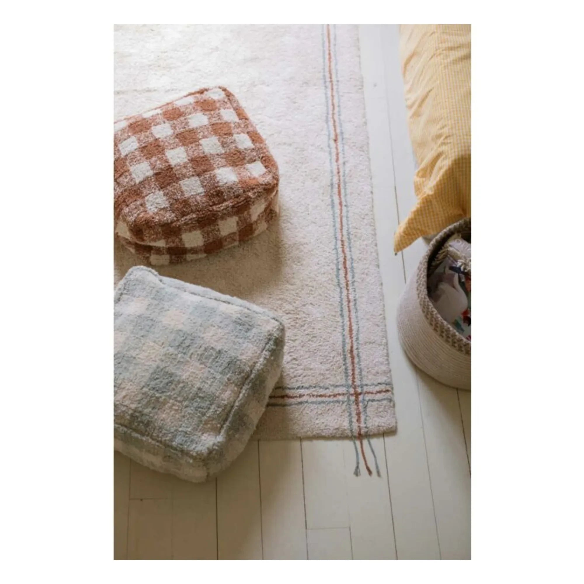 Lorena Canals - Karo Pouf | Salbei