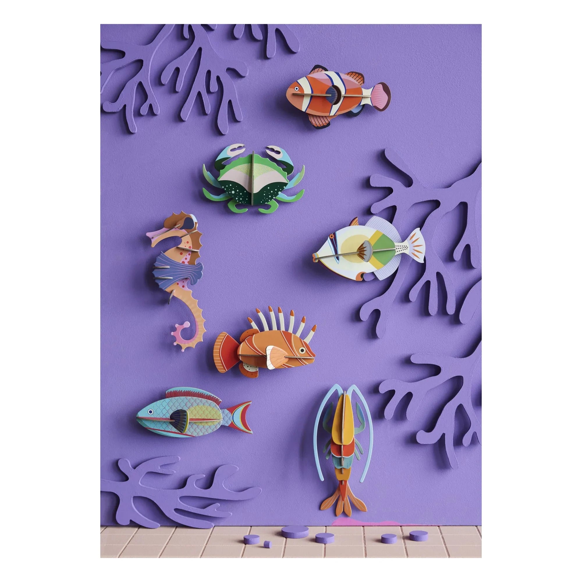Studio Roof - Clownfisch Wanddekoration | Orange
