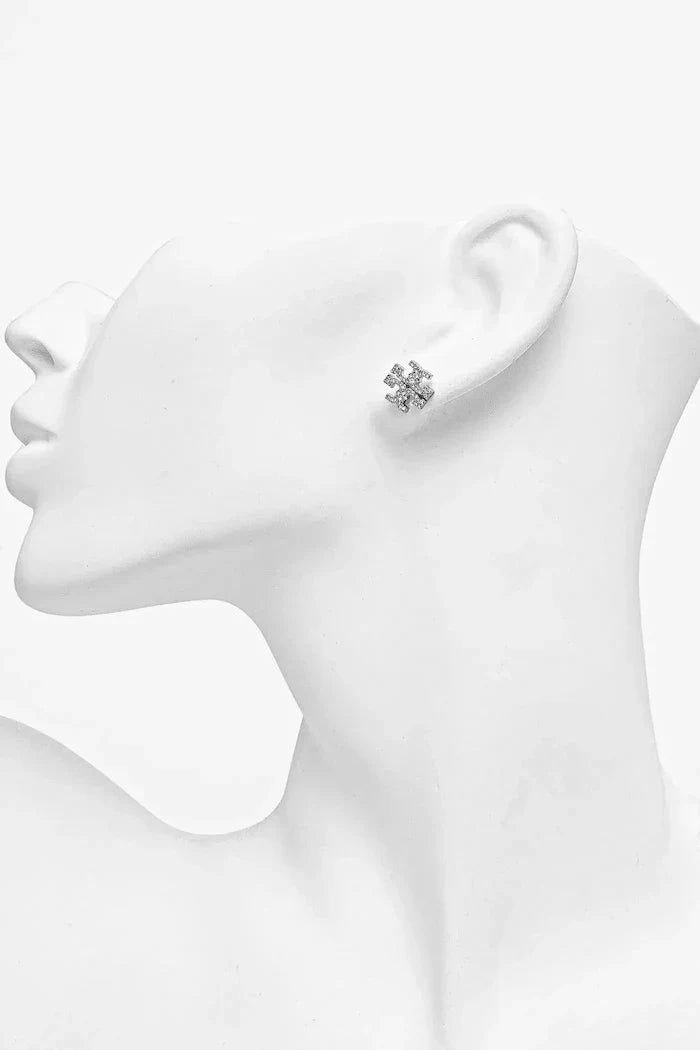 Tory Burch Kira Pave Stud Küpeler