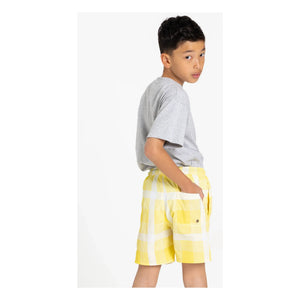 Finger in the nose - Freeboy Carreaux Badeshorts | Blassgelb