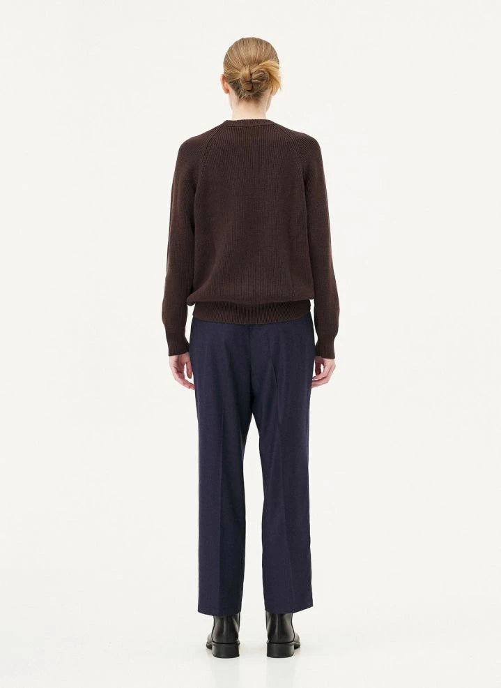 Noyoco - Oslo Pullover aus Merinowolle und Bio-Baumwolle | Braun