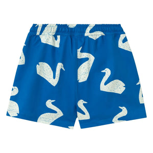 Tinycottons - Badeshorts mit blauen Schwänen