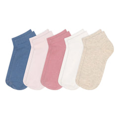 Petit Bateau - 5 Çift Point Jersey Çorap | Beyaz