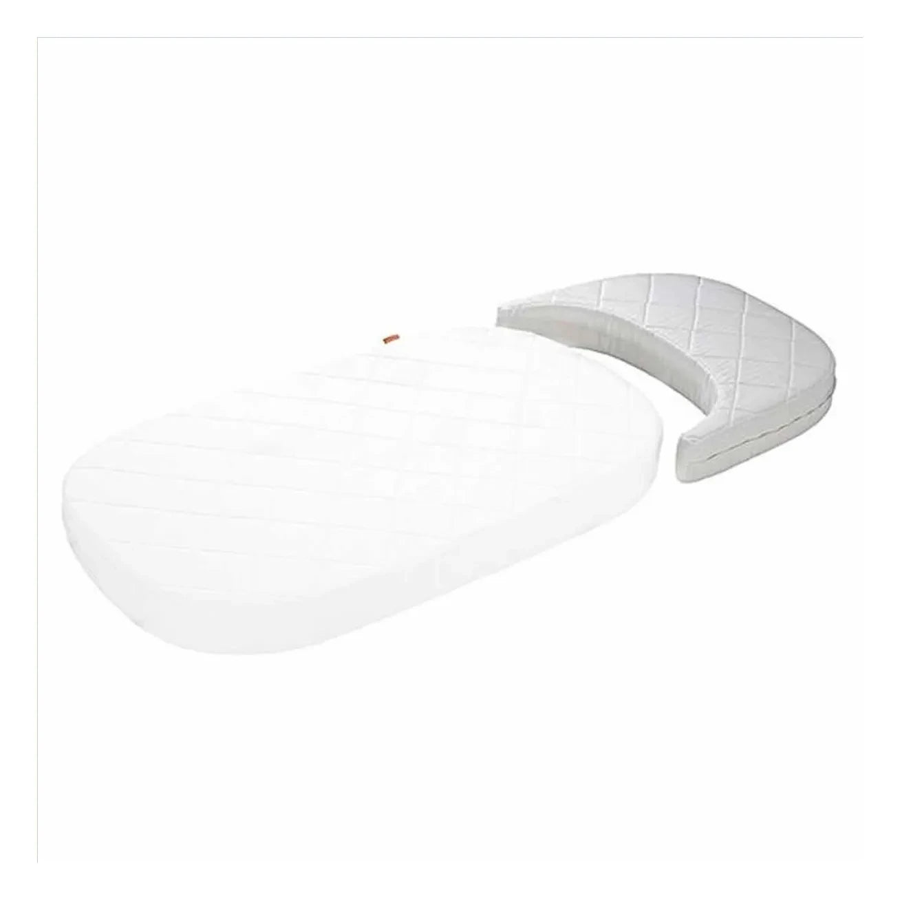 Leander - Oval Junior Bett Comfort+7 Matratze 70x140cm | Weiß