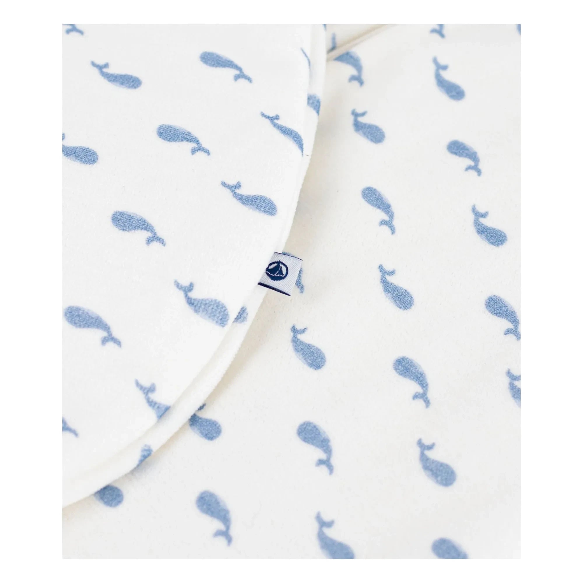 Petit Bateau - Baleines Organik Pamuk uyku tulumu | Beyaz
