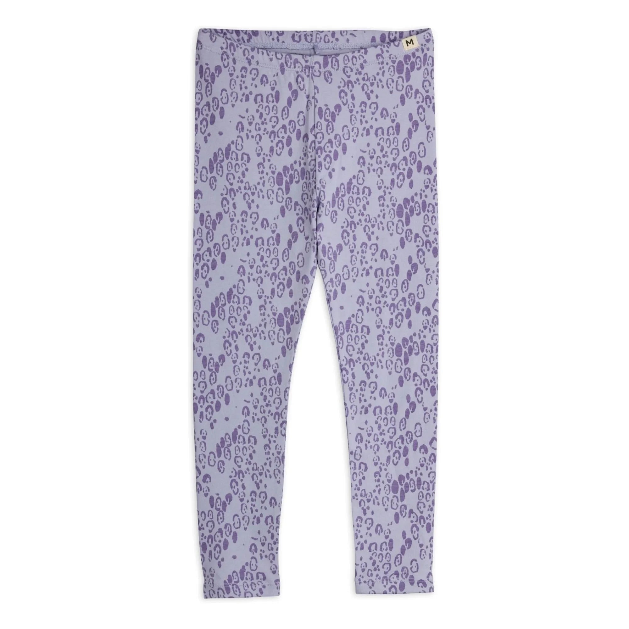 Mini Rodini - Bio-Baumwoll Leggings mit Leopardenmuster | Mauve