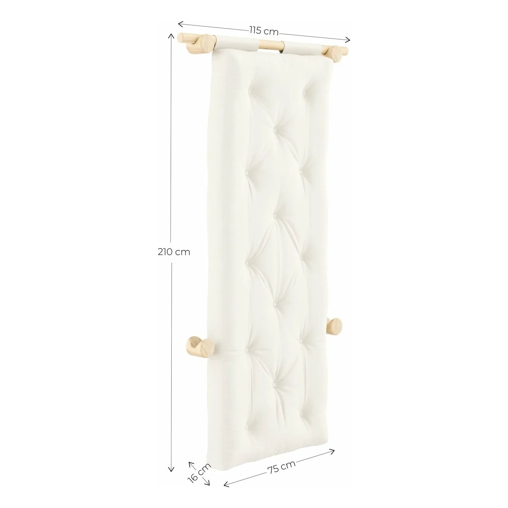 Karup Design - Haken Zwischenbett 75x200 cm | Creme