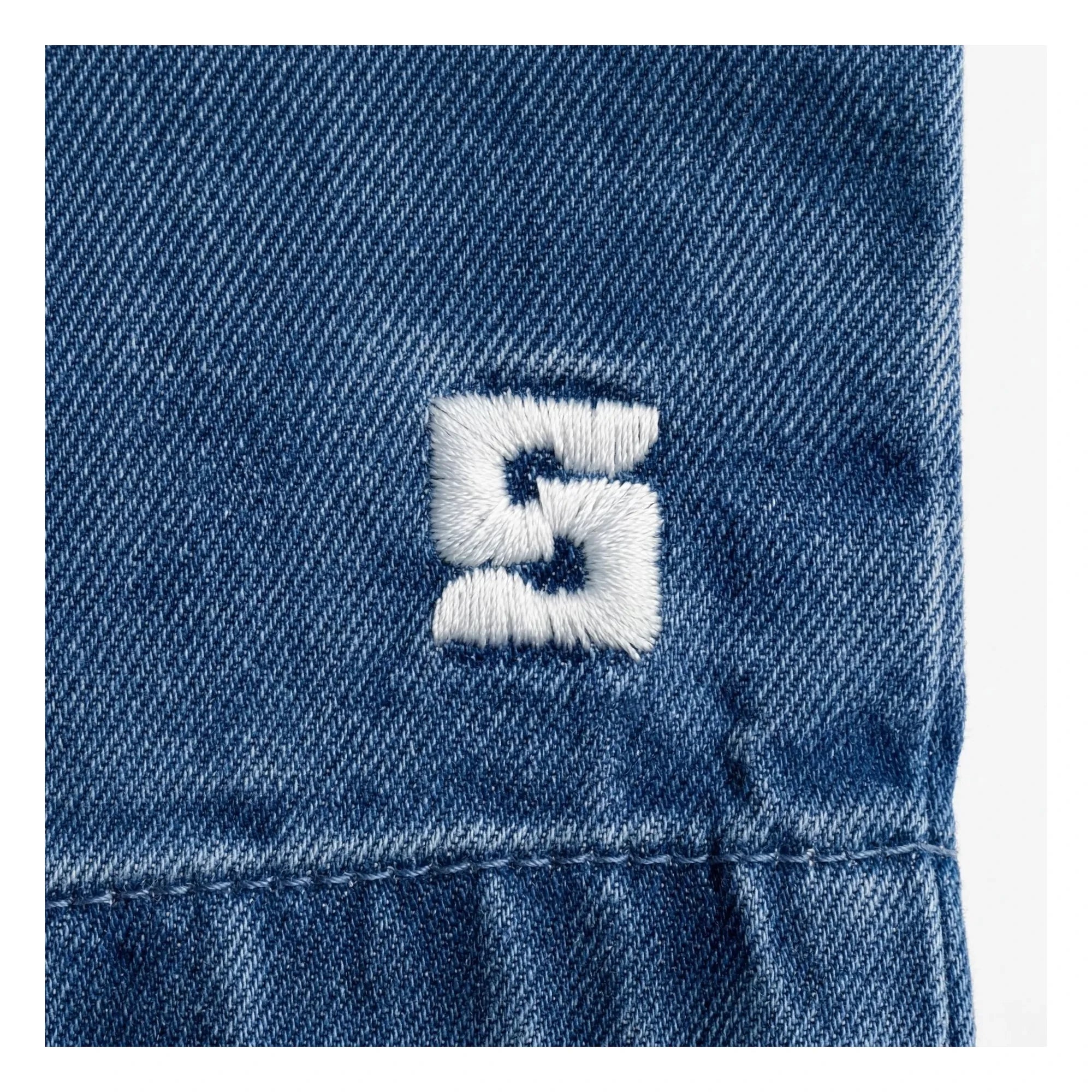 Smallable Kid - Tom Ample Jeans-Shorts | Blau