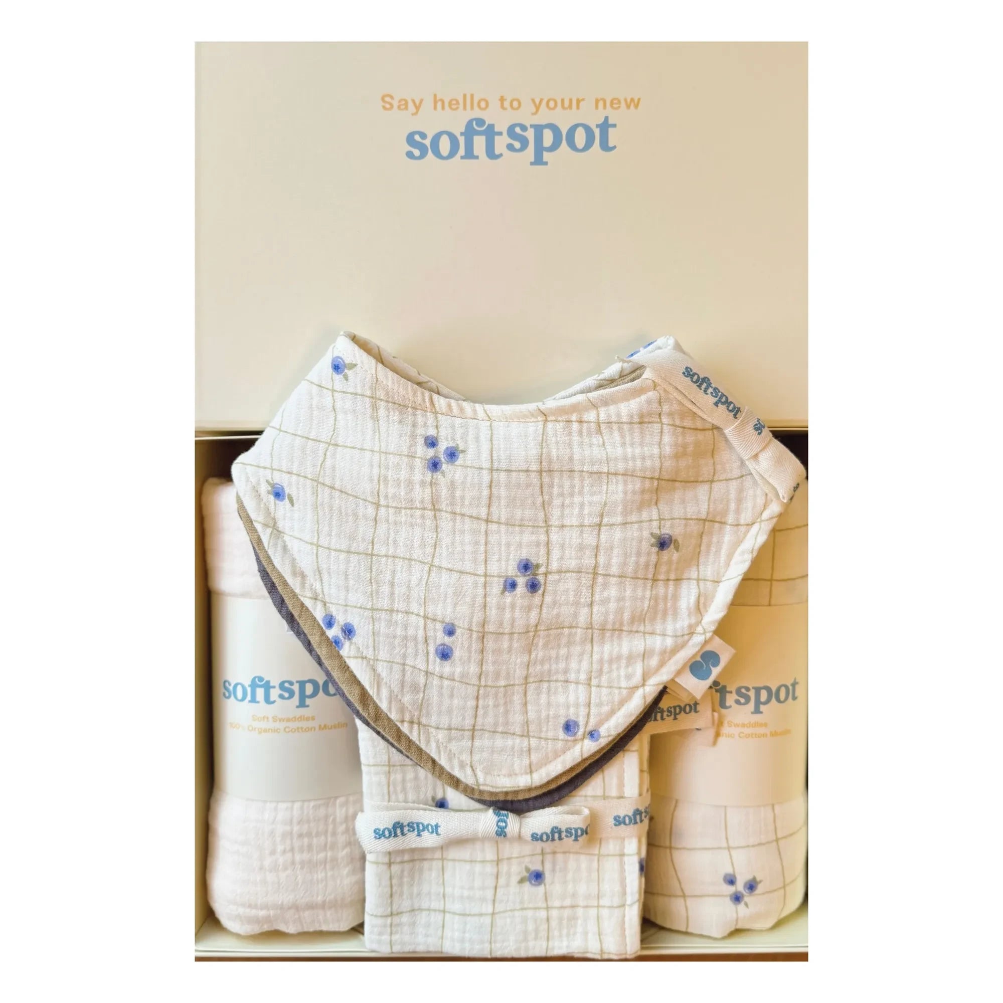 Soft Spot - Geburtsgeschenkset Blueberries