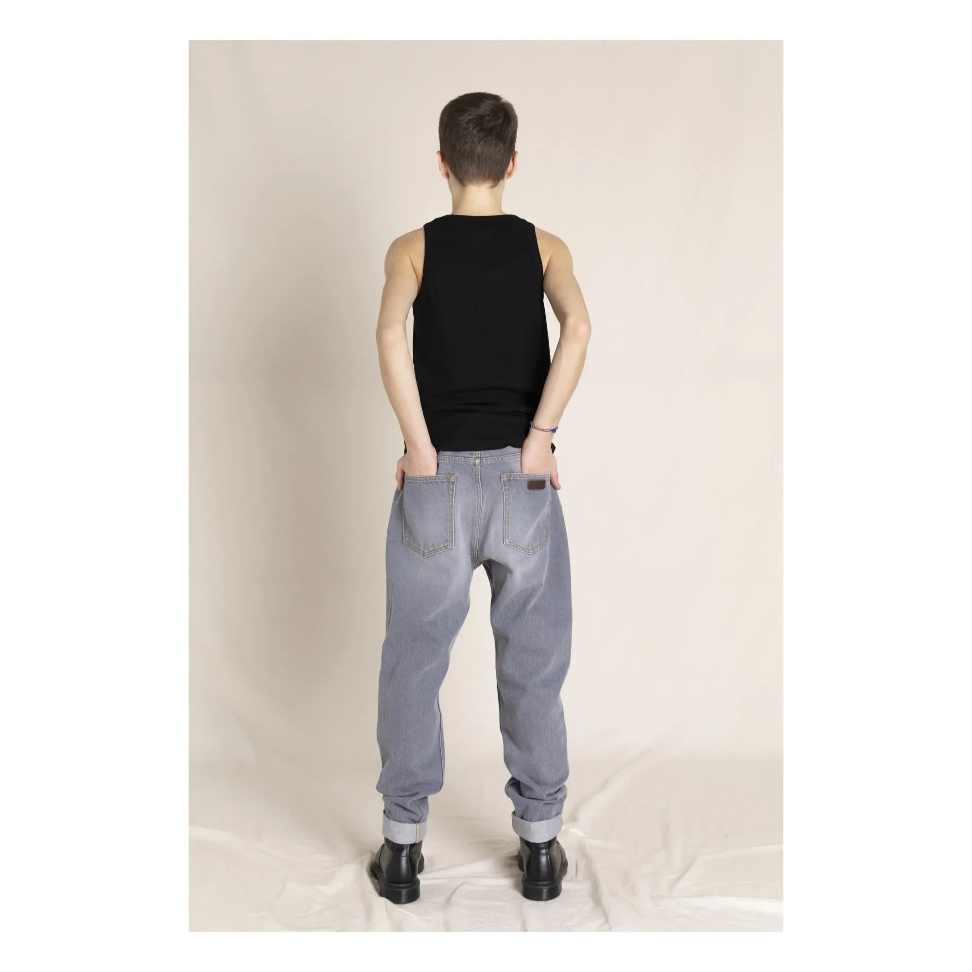 Finger in the nose - Ollibis Bol Jeans | Denim grau