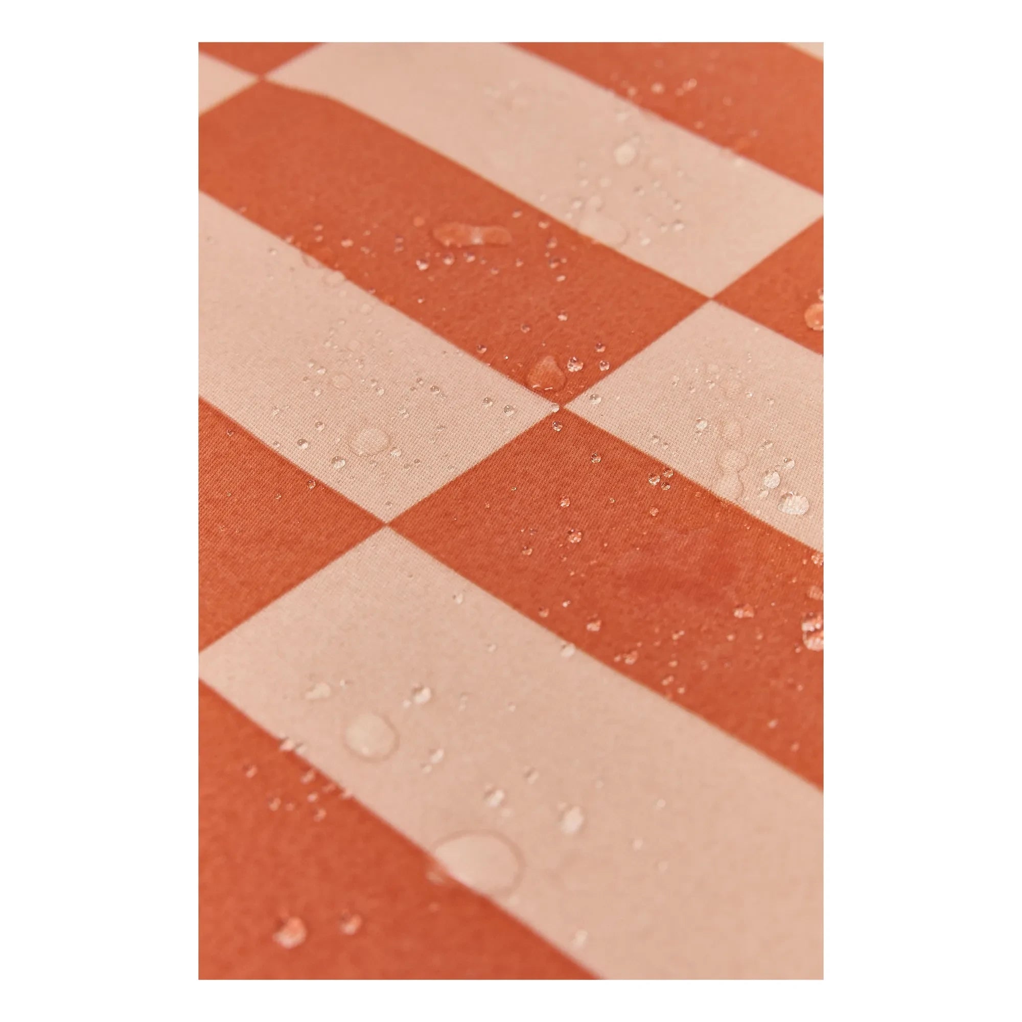 Nobodinoz - Vibes Tiles Outdoor-Pouf | Orange