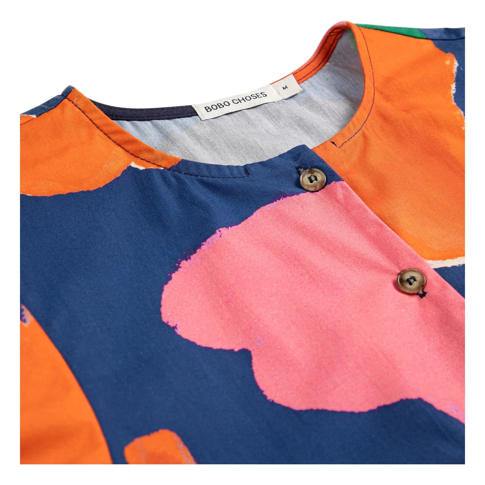 Bobo Choses - Blumenmuster Bluse aus Bio-Baumwolle | Rosa